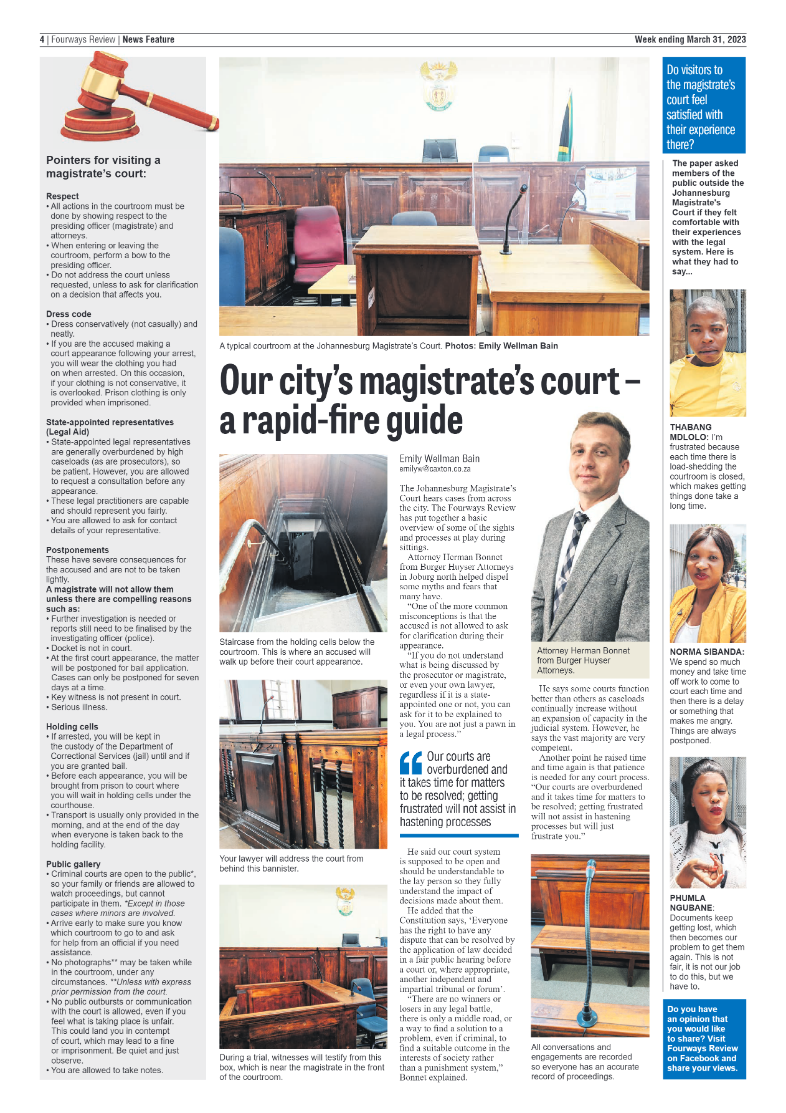 Fouways Review 31 March 2023 page 4