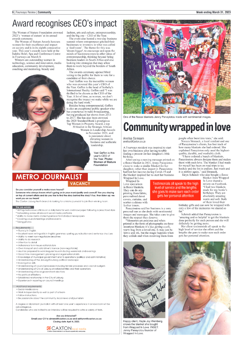 Fouways Review 31 March 2023 page 6