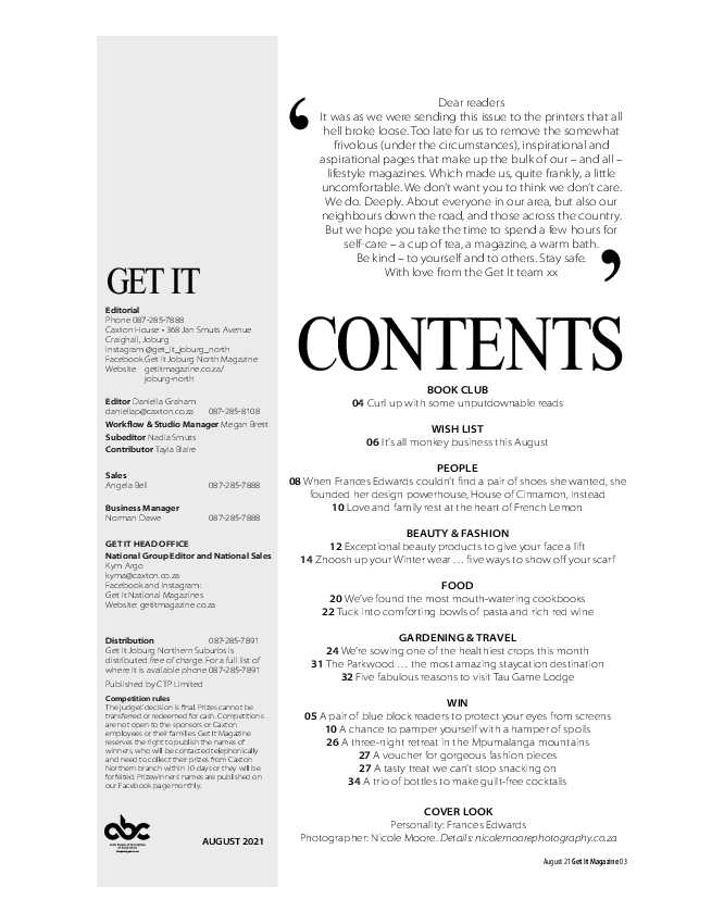 Get It Joburg North August 2021 page 3