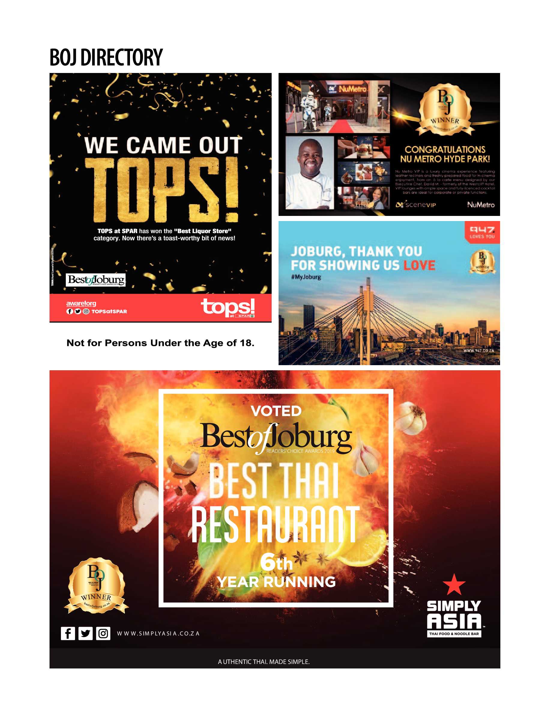 Get It Joburg North Dec/ Jan 2020 page 42