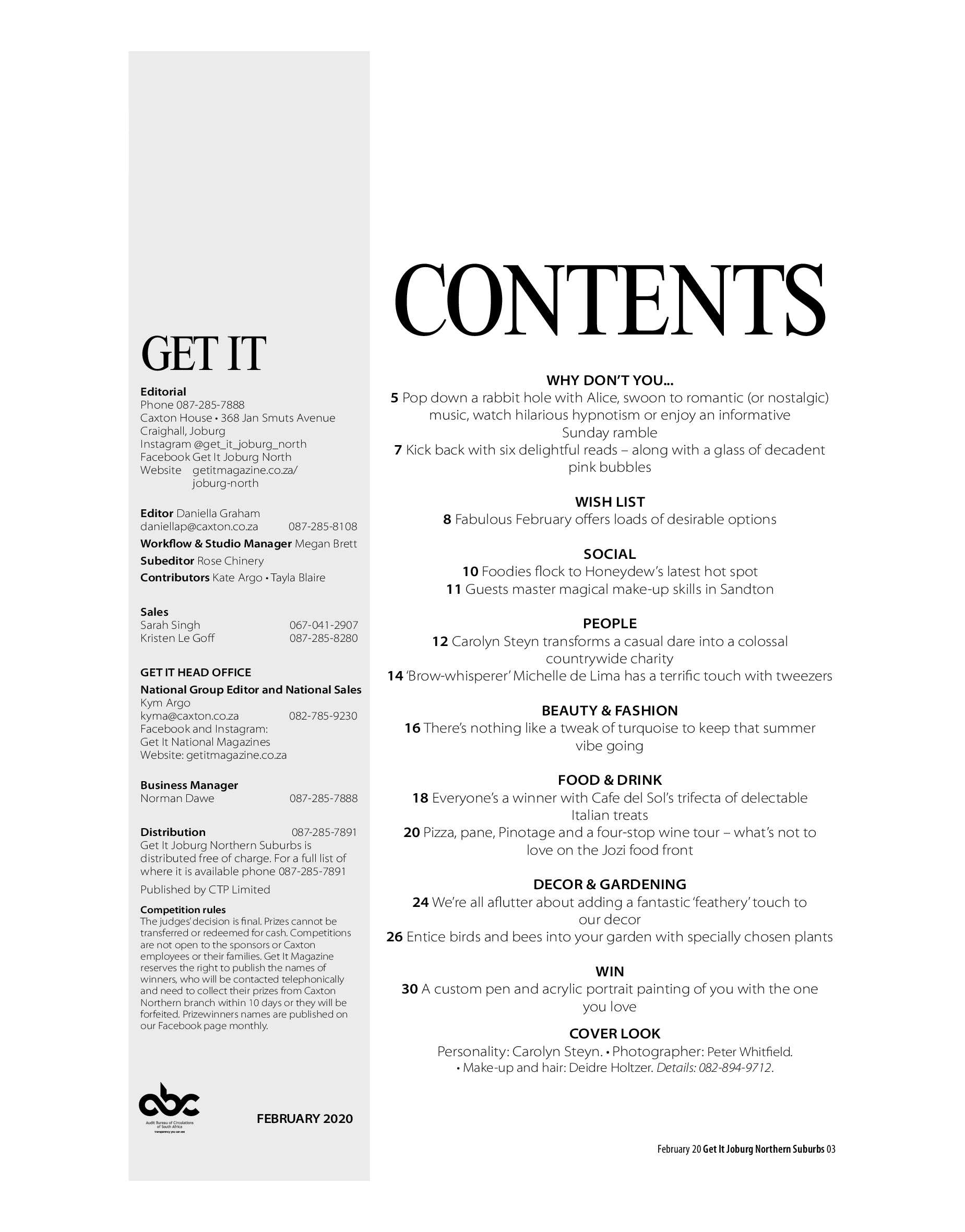 Get It Joburg North February 2020 page 3