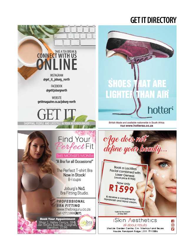 Get It Joburg North May 2021 page 33