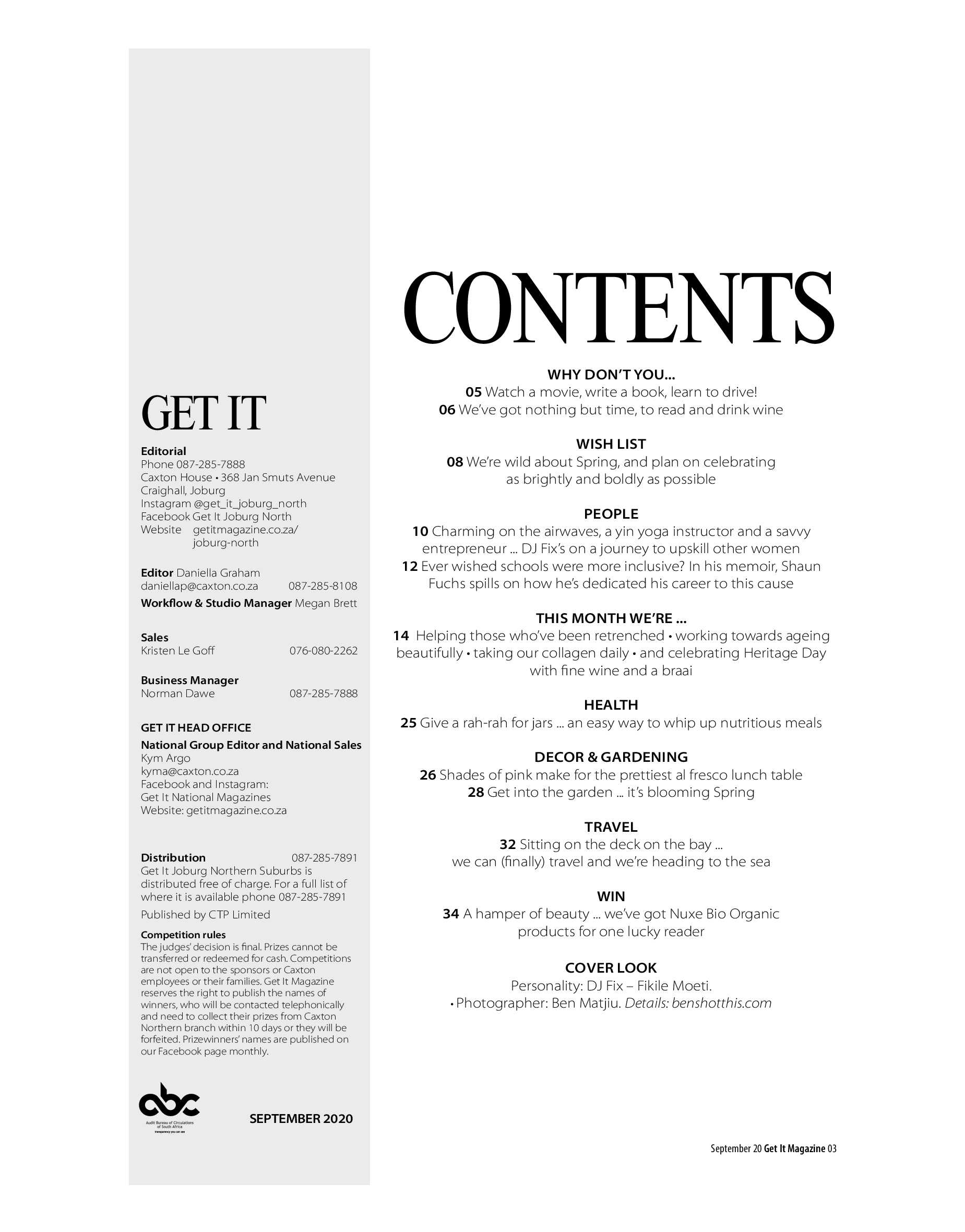 Get It Joburg North September 2020 page 3