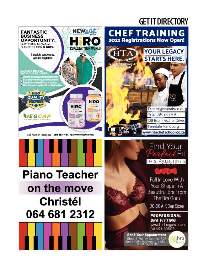 Get It Joburg North February 2022 page 31