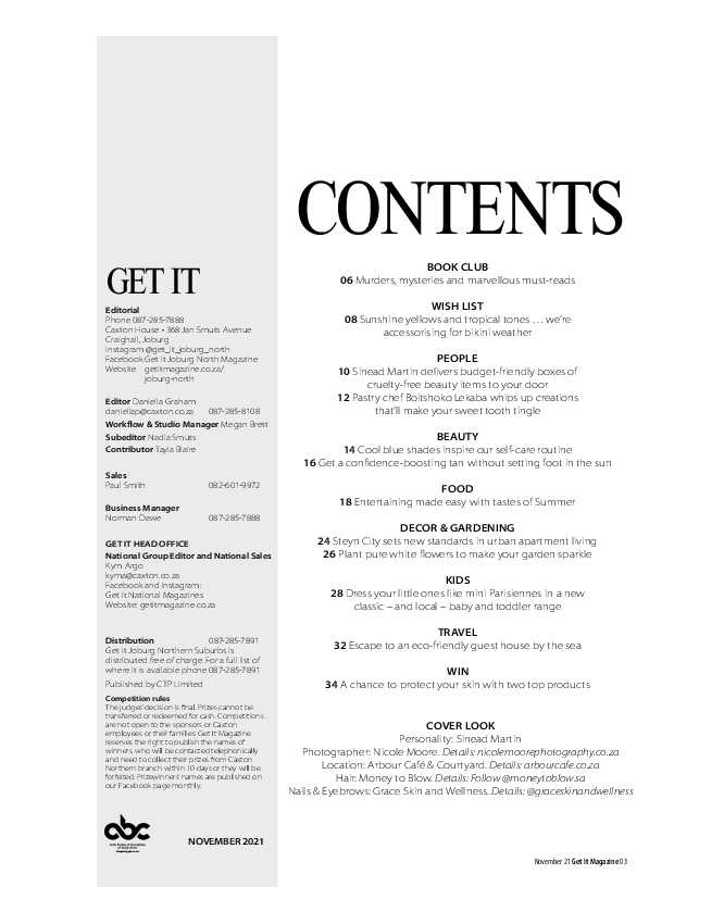 Get it Joburg North November 2021 page 3