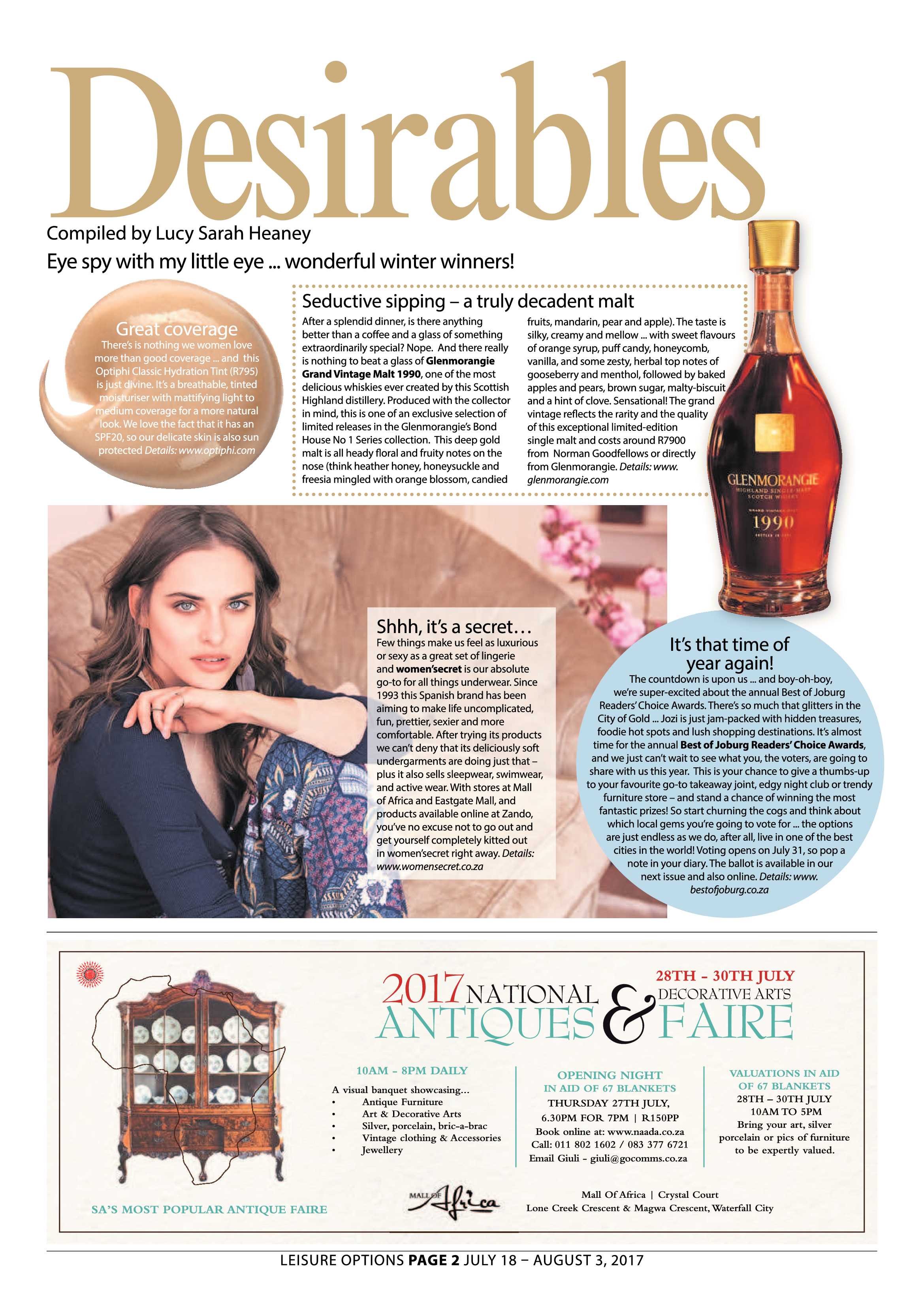 Leisure Options July 18 – August, 2017 page 2