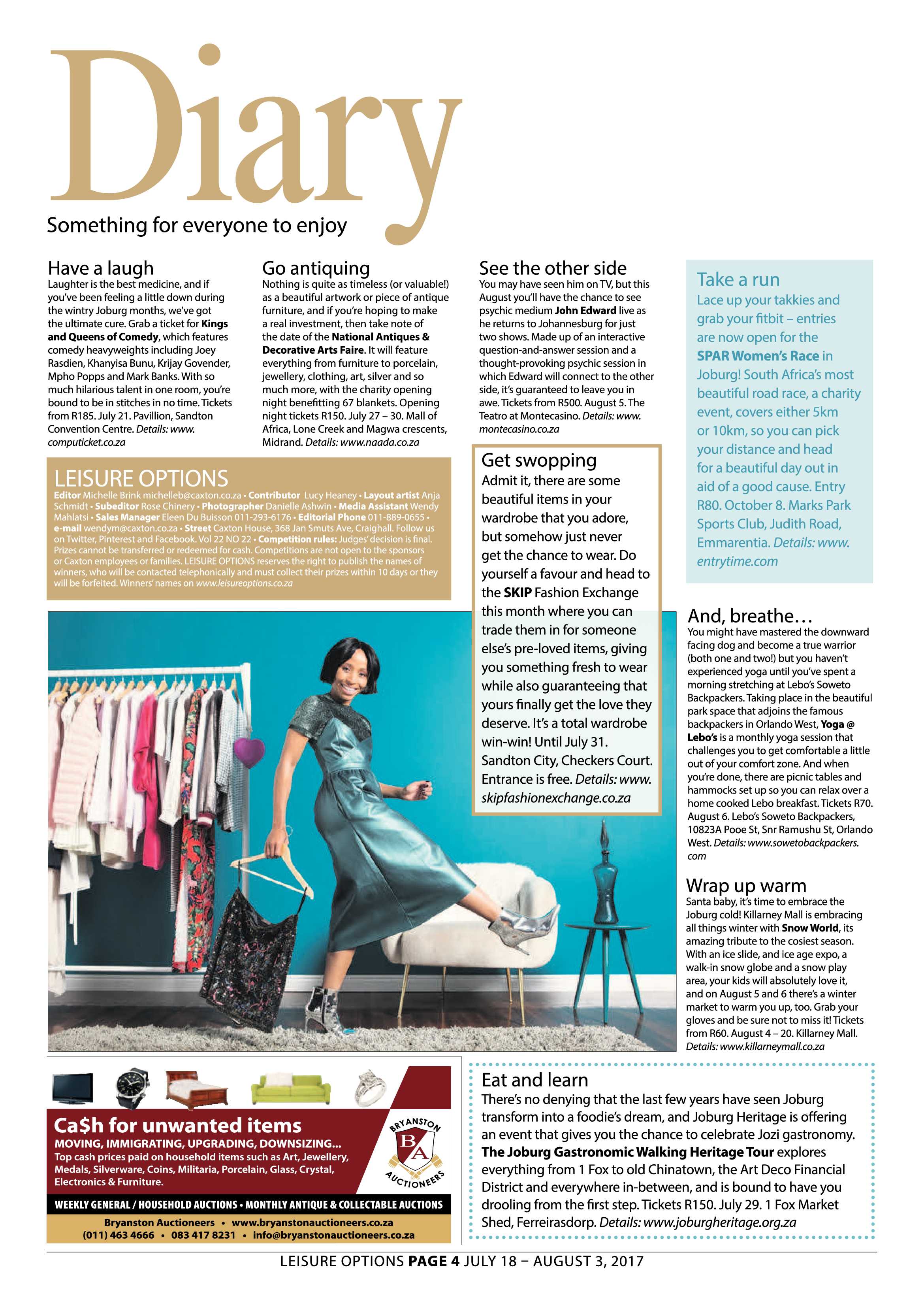 Leisure Options July 18 – August, 2017 page 4