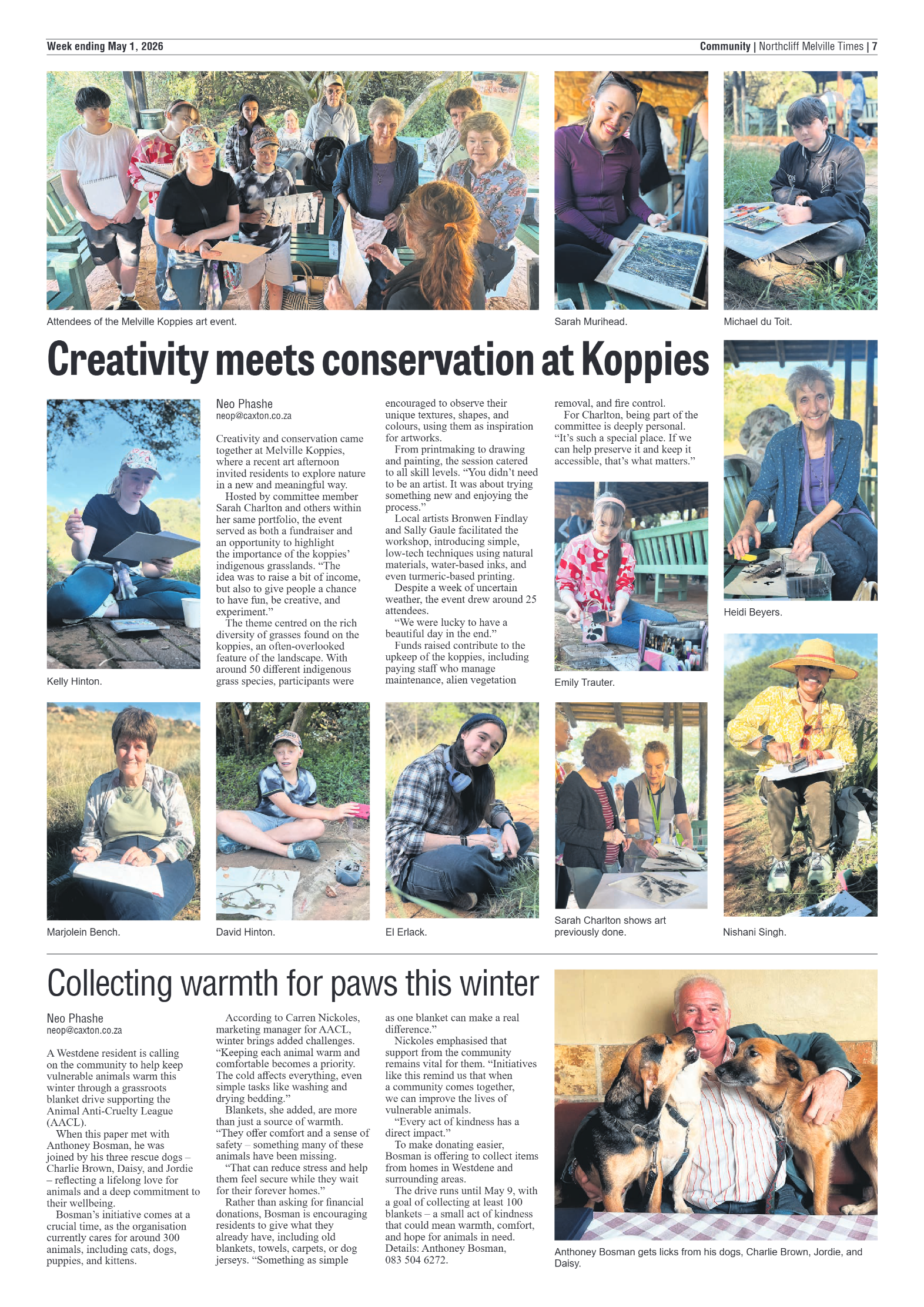 Northcliff Melville Times 1 May 2026 page 7