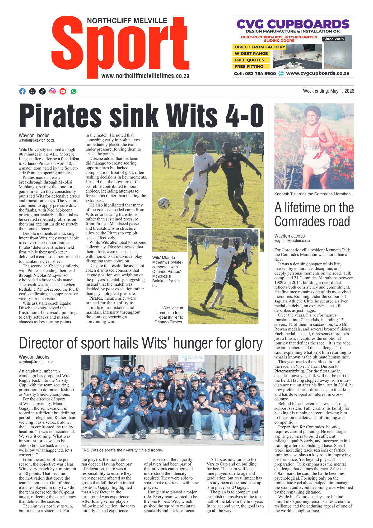 Northcliff Melville Times 1 May 2026 page 8