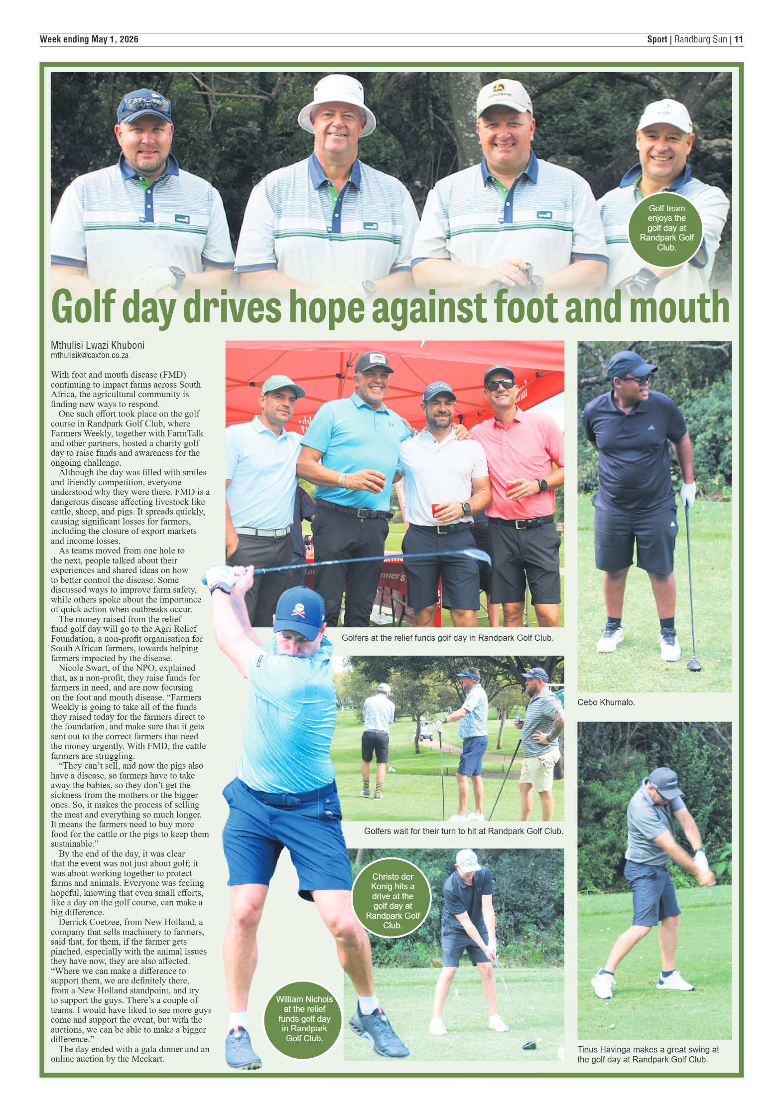 Randburg Sun 1 May 2026 page 11
