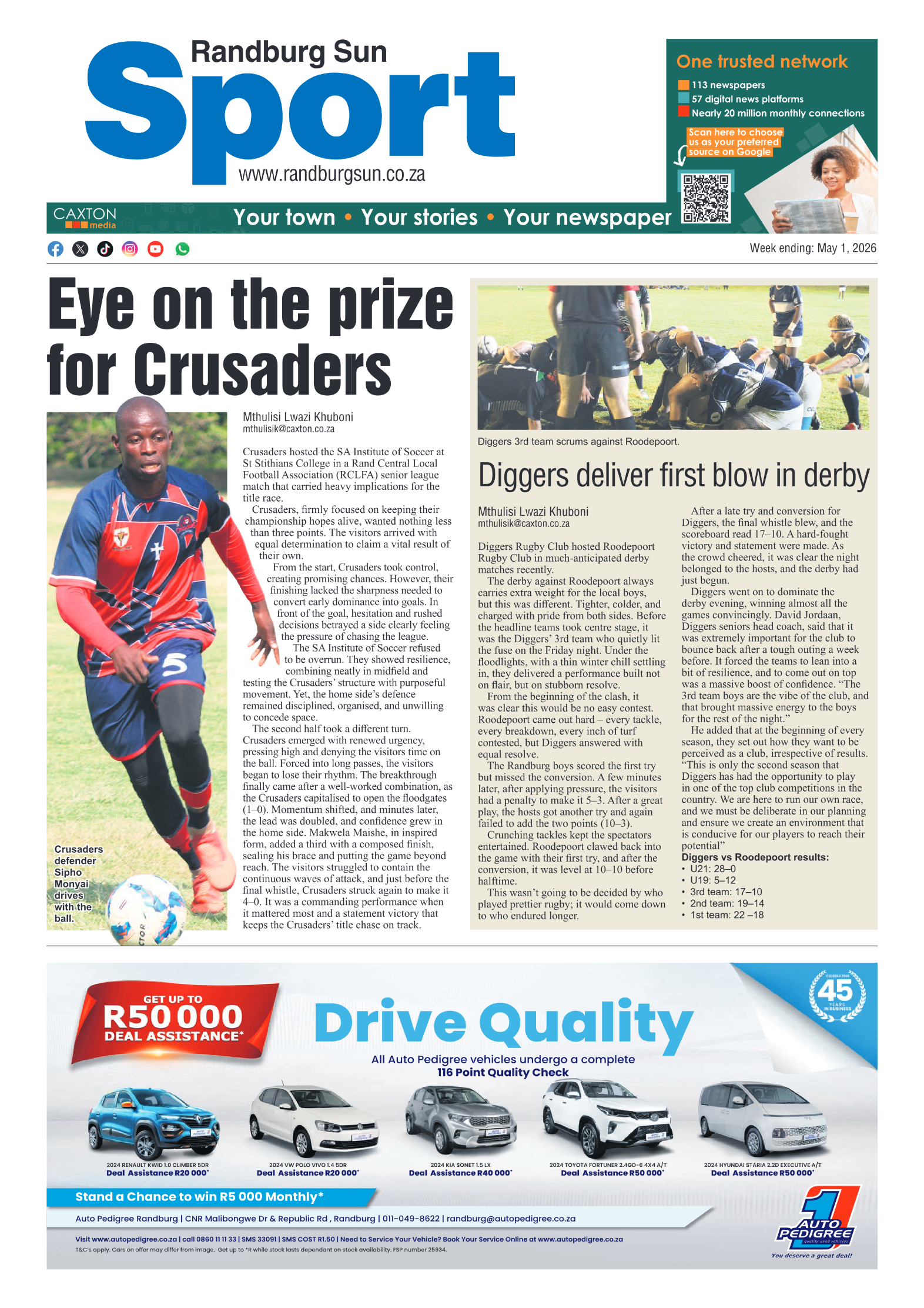 Randburg Sun 1 May 2026 page 12
