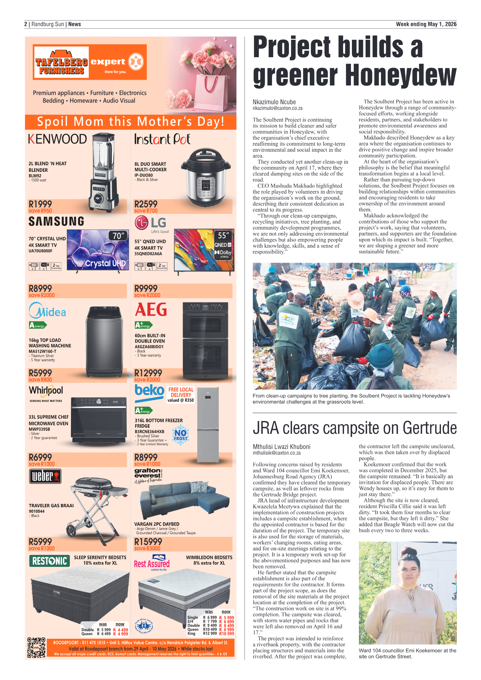 Randburg Sun 1 May 2026 page 2