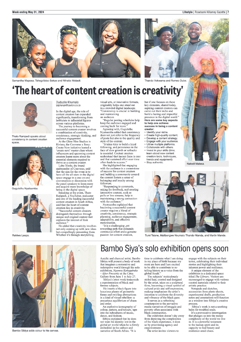 Rosebank Killarney Gazette 31 May 2024 page 7