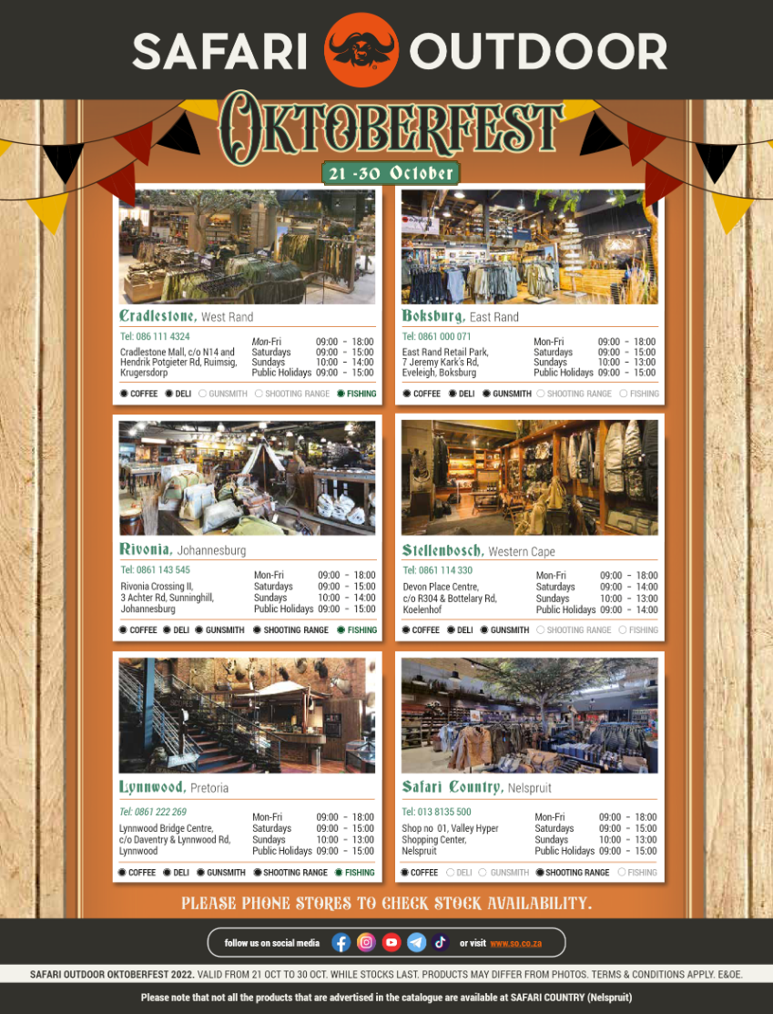 Safari Outdoor Oktoberfest 2022 page 28