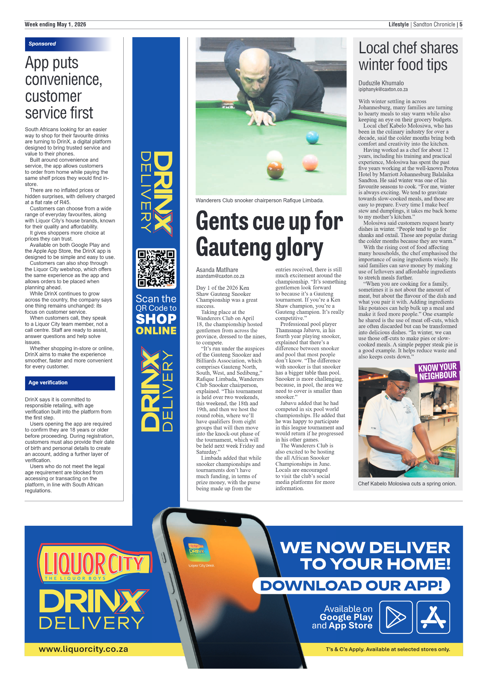 Sandton Chronicle 1 May 2026 page 5