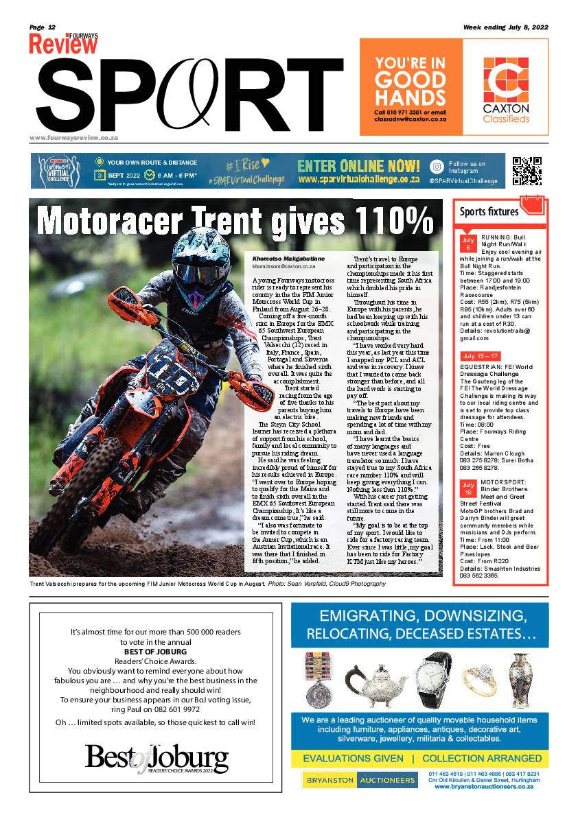 Fourways Review 08 July 2022 page 12