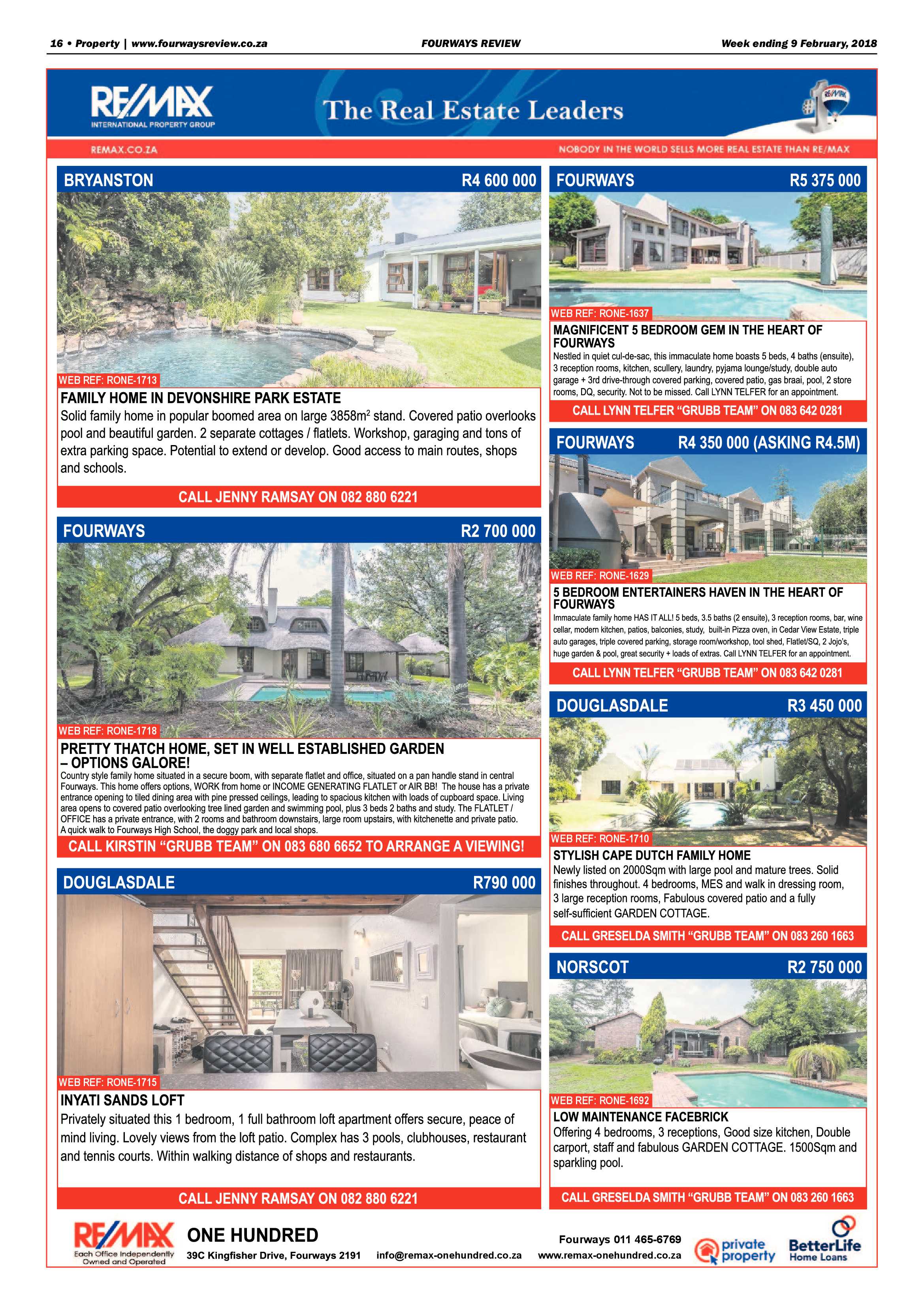 Fourways Review – Feb 9, 2018 page 16