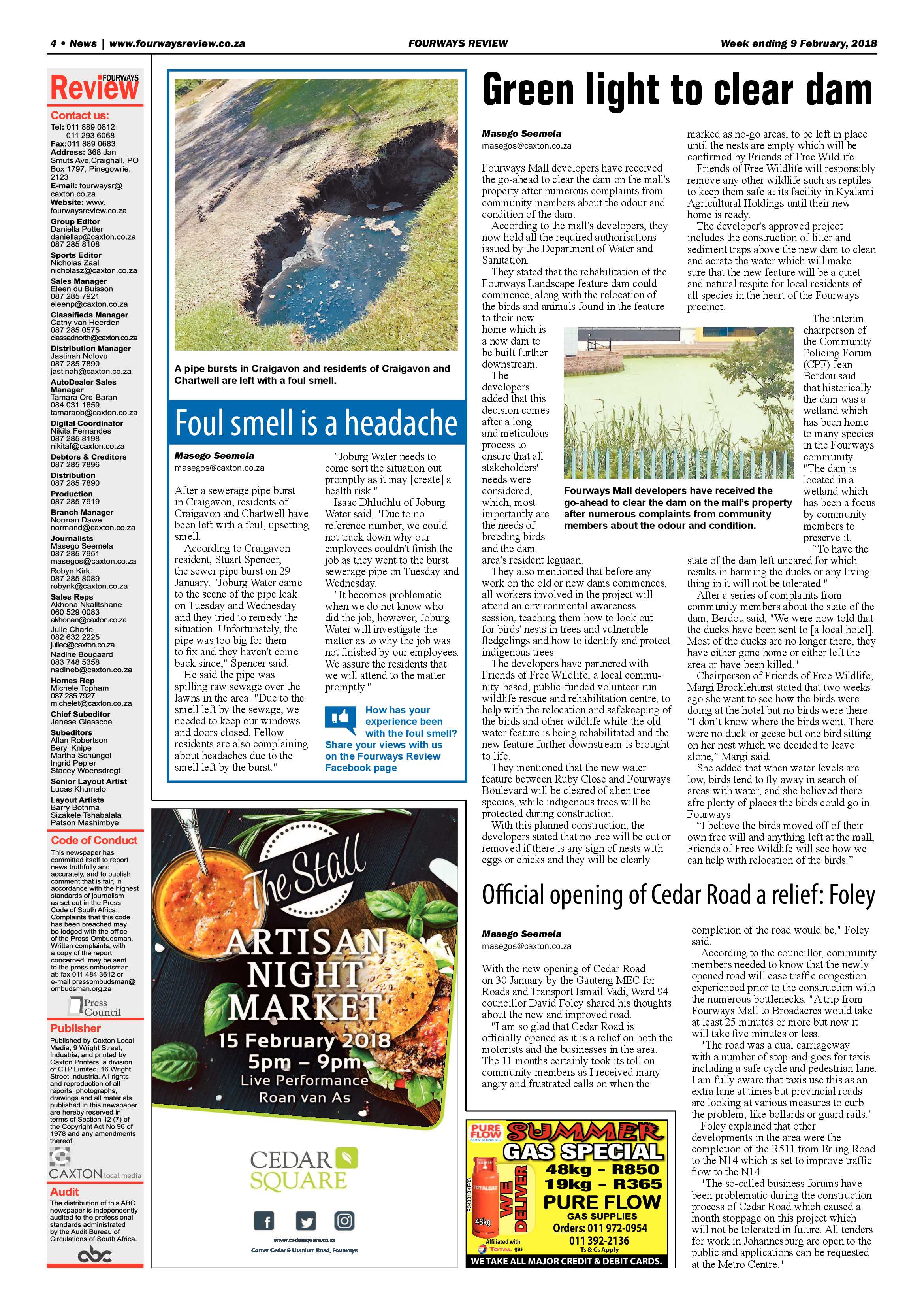 Fourways Review – Feb 9, 2018 page 4