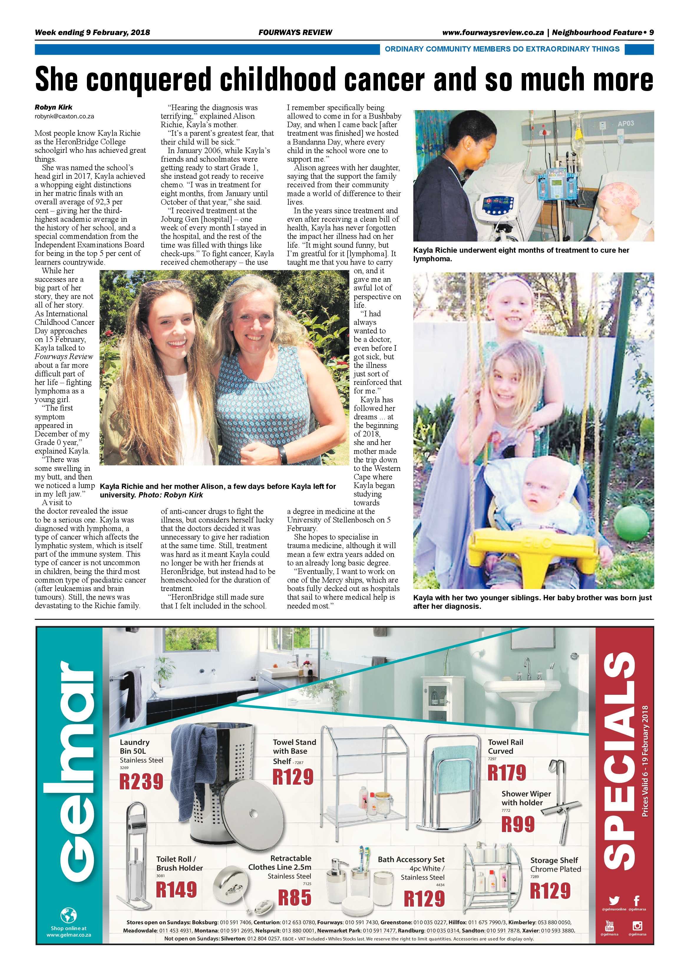 Fourways Review – Feb 9, 2018 page 9